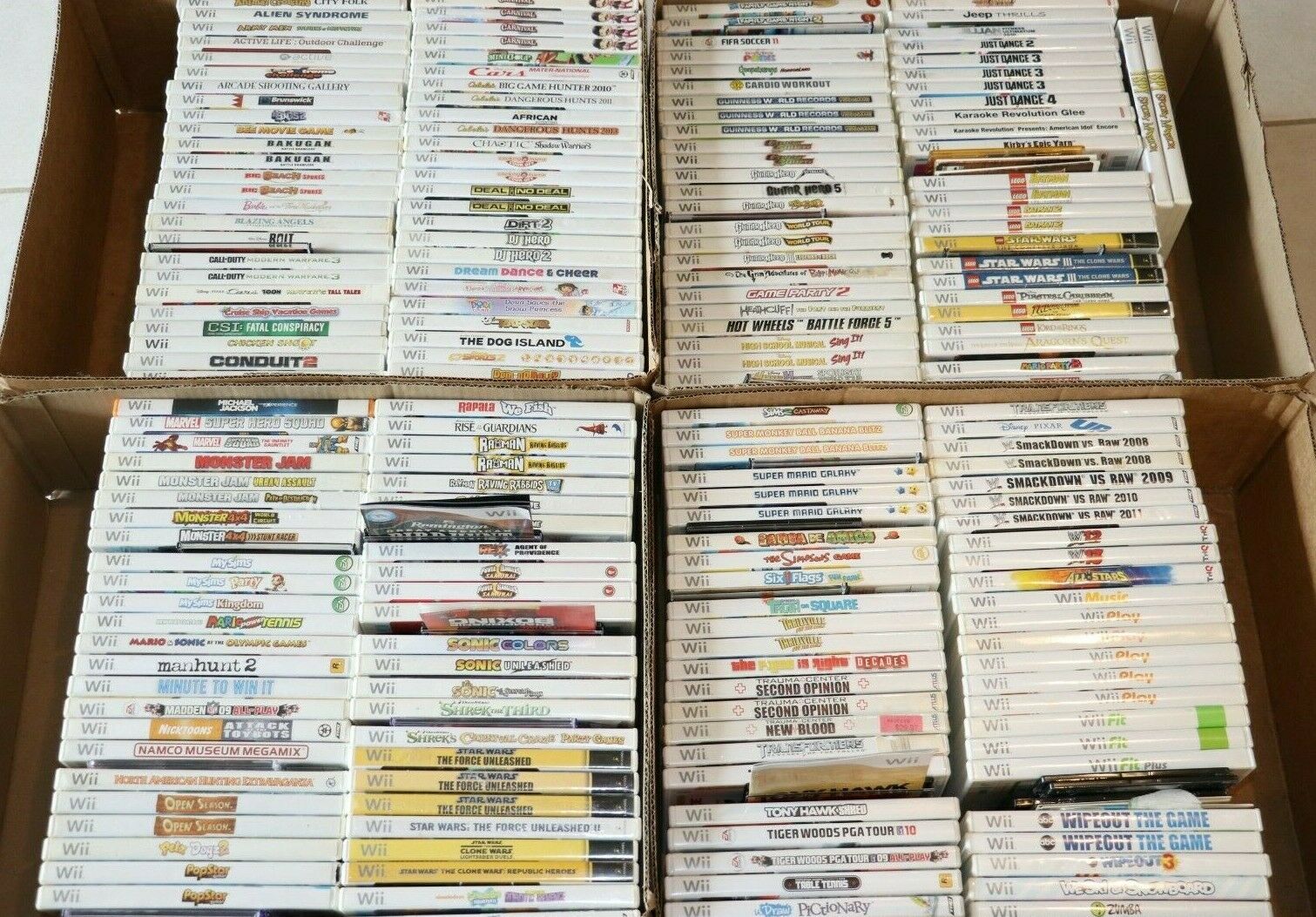 Nintendo Wii Game Lot You Pick Choose Buy 2 Get 1 50% Off All Games Play Tested!