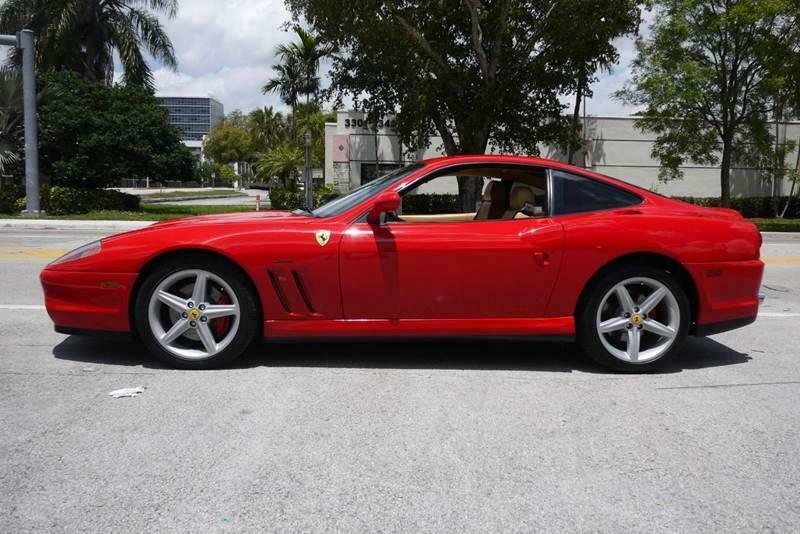 2002 Ferrari 575 Maranello 2dr Coupe Performance Auto Wholesalers 575m Maranello 2dr Coupe Red Coupe Miami