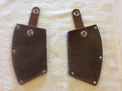 Leather Axe Sheath, Pair Of Guards, Double Bit, Bitted Axe, Ax