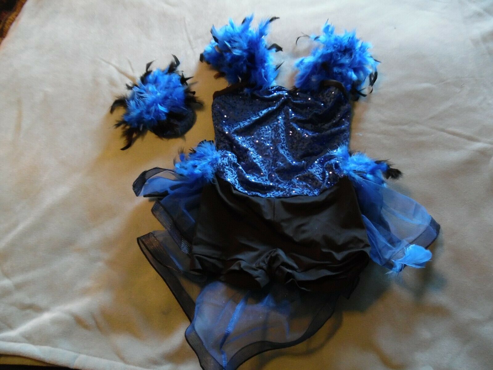 Weissman Dance Costume  #10283  Size  Lc (14) Blue