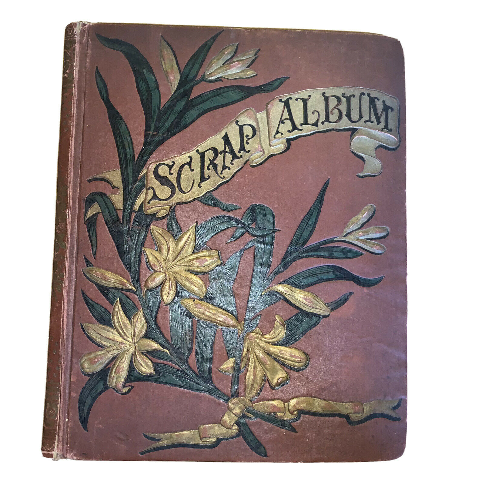 Victorian Scrap Album Clippings Illustrations Articles Boston Lizzie Borden Old