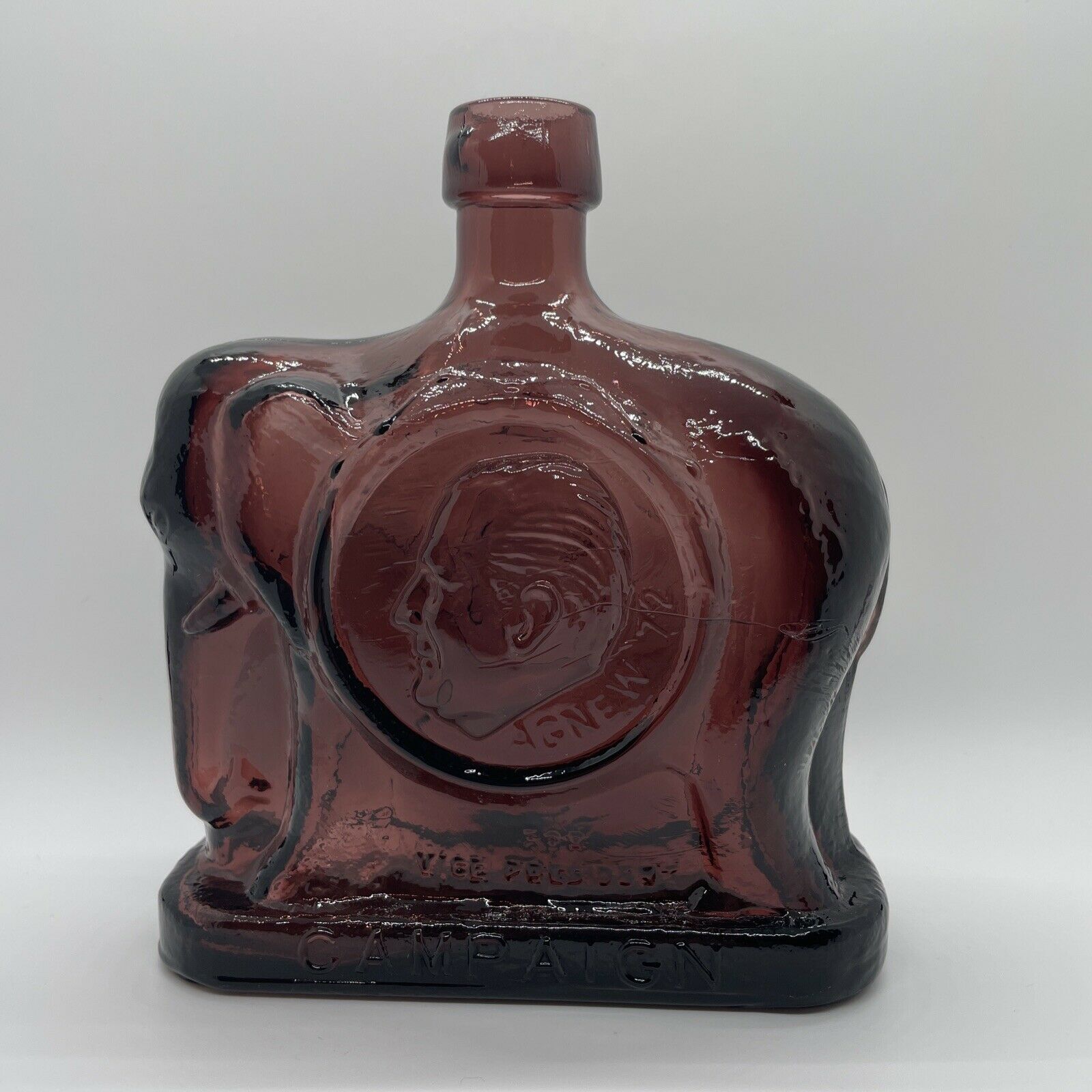 Wheaton Glass First Edition Commemorative Bottles - Nixon/agnew Republican