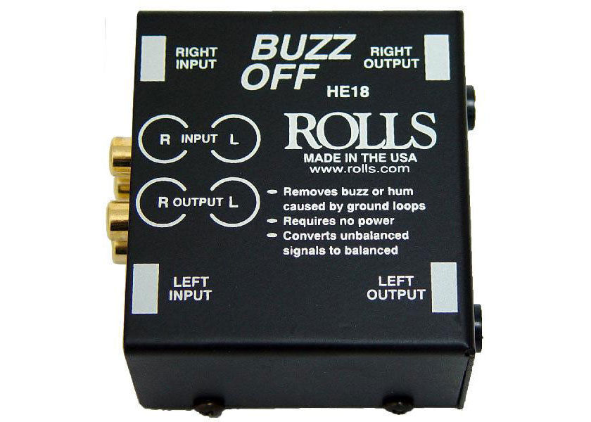 Rolls He18 - Buzz Off 2-channel Hum And Buzz Remover