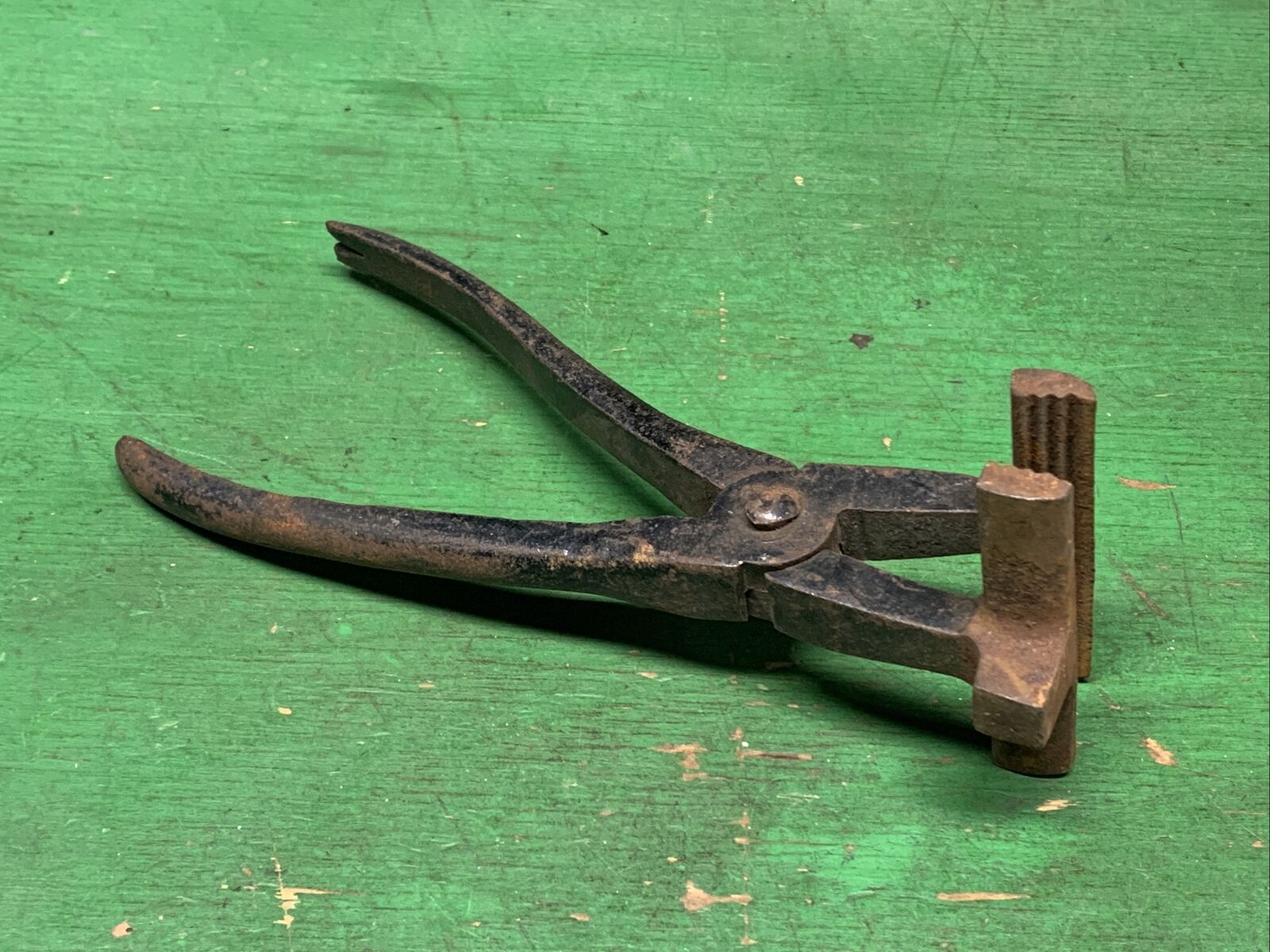 Vintage Tools Hammer Crimper Stretcher Multitool Sheetmetal Leather Tools ☆