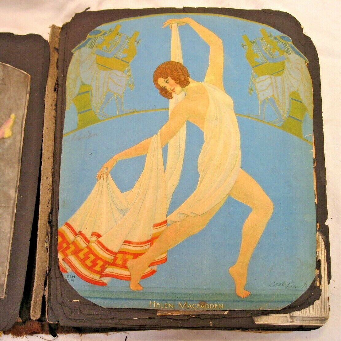 Vtg Scrapbook 1920s 1930s Ballet Dancers Magazine Clippings Famous & Unknown