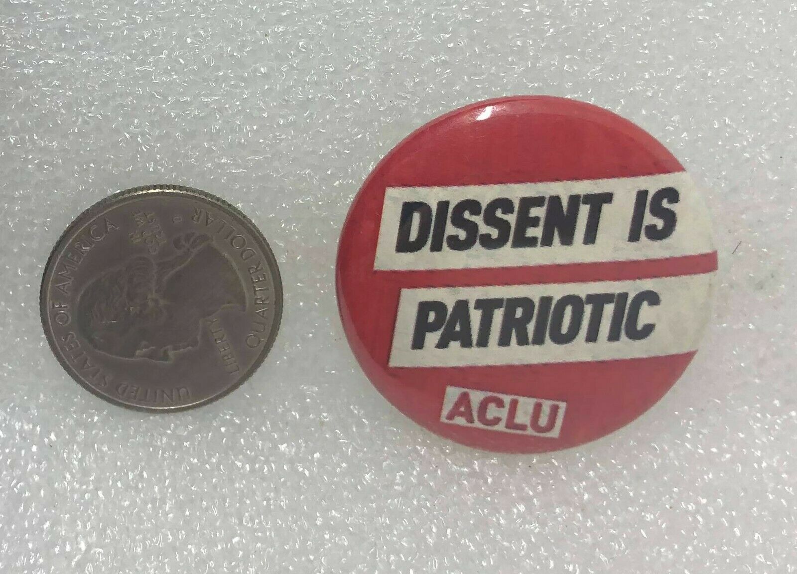 Aclu Dissent Is Patriotic Pin