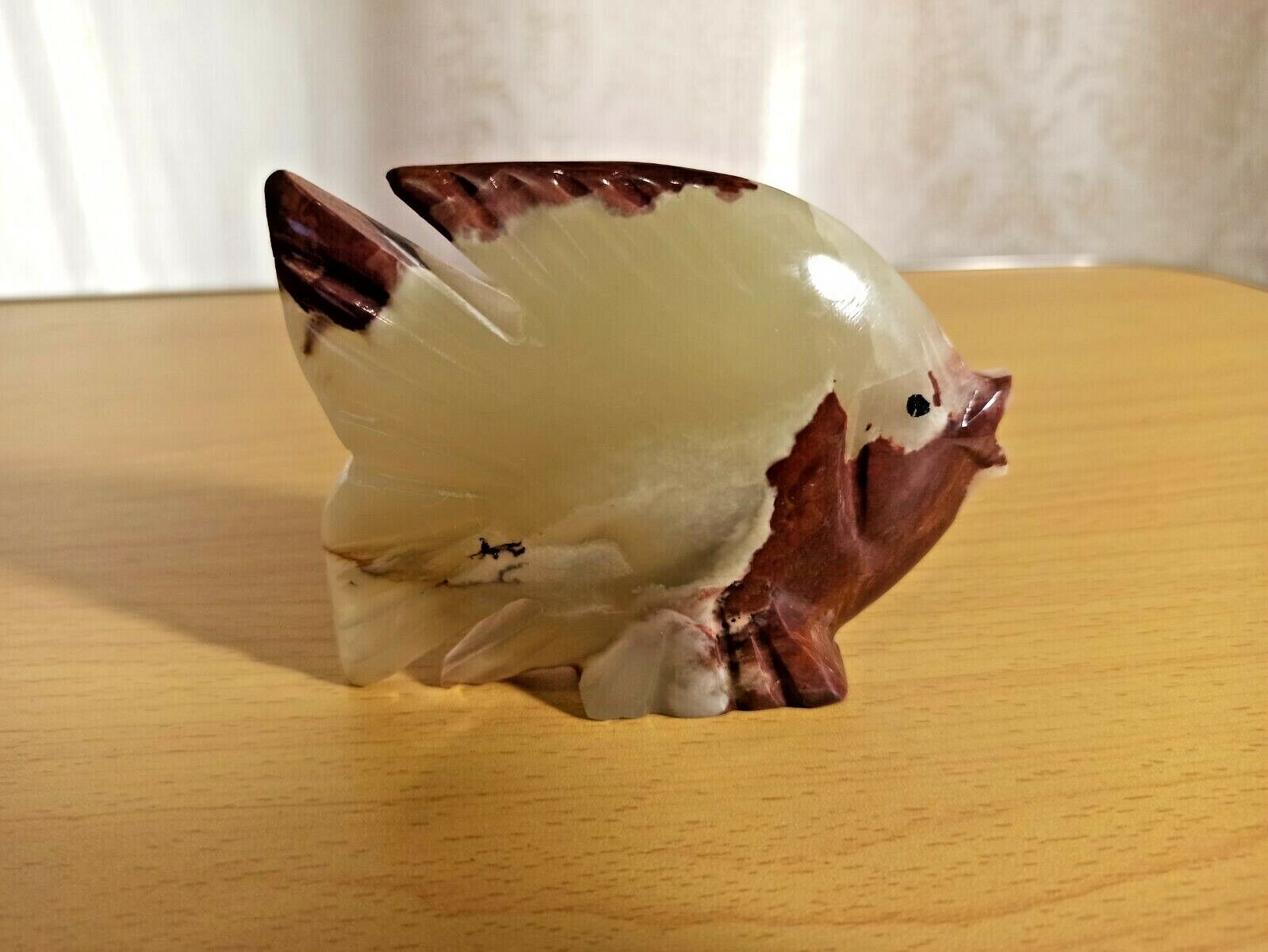 Vintage Figurine Of A Fish From Onyx.
