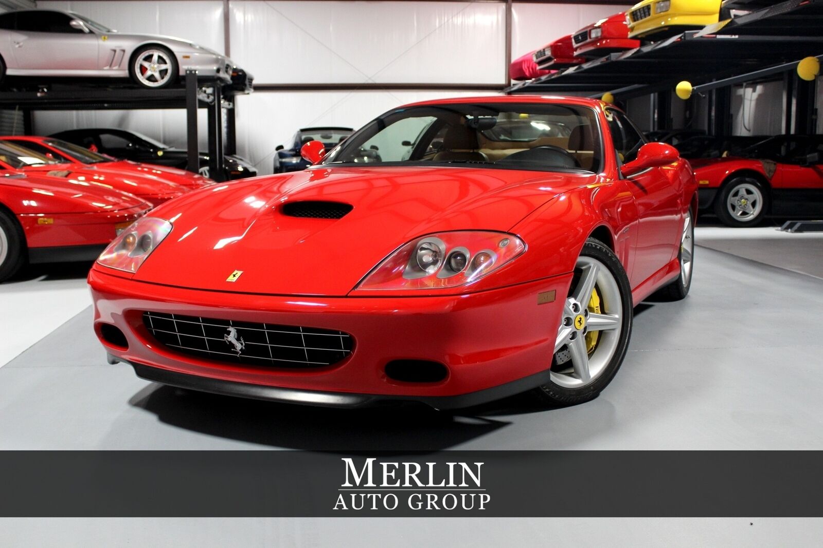 2005 Ferrari 575 Maranello Used 2005 Ferrari 575m Maranello Red Coupe 2-dr 5.7l V12 2-dohc 48v Automatic