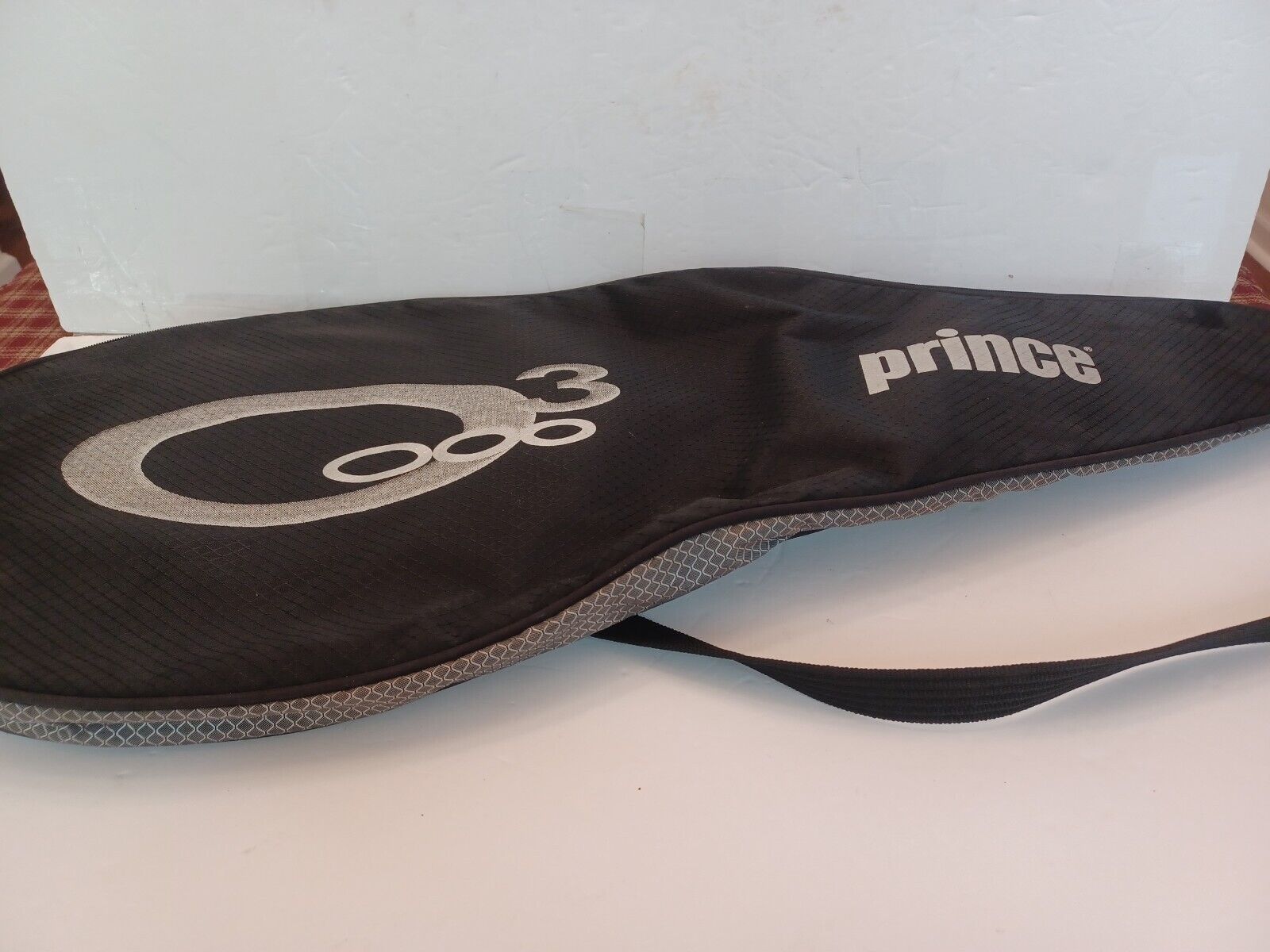 *prince O3* Tennis Raquet Cover/bag With Shoulder Strap Used See Photos