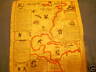 Pirate Treasure Map Of The Americas Parchment Paper 14" Plus A Pirate Paper Note
