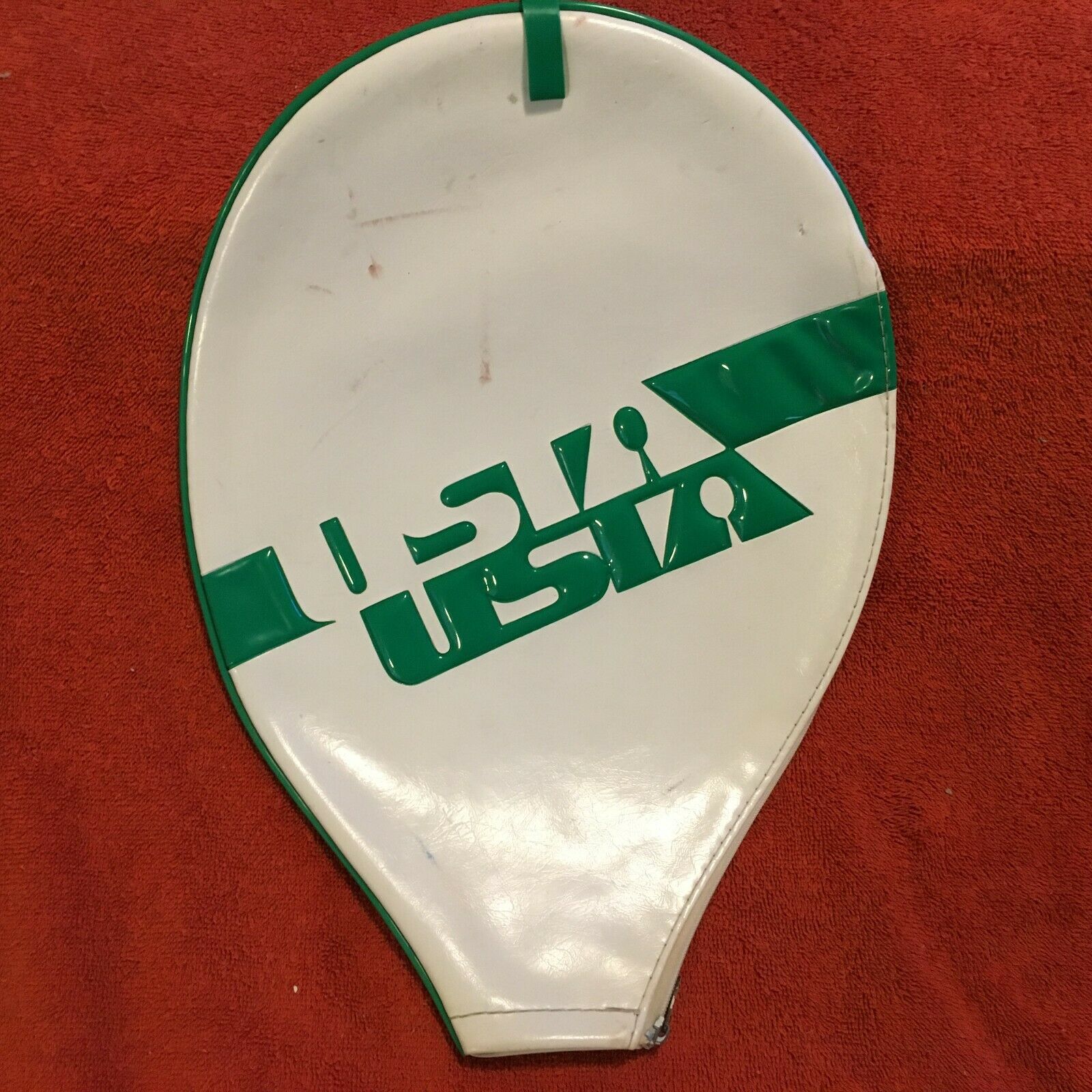 Vintage Tennis Racket Cover - United States Tennis Association 1970's