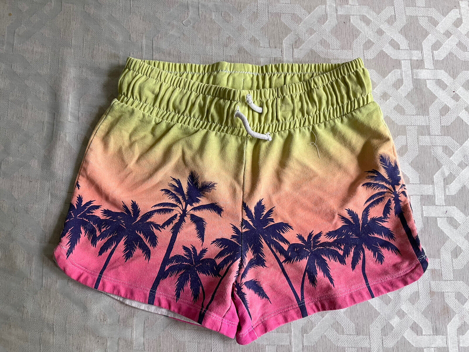 Circo Girls' Shorts (size L, 10-12) Palm Trees