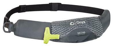 Onyx M-16 Manual Inflatable Belt Pack Life Jacket M16 Grey Pfd New