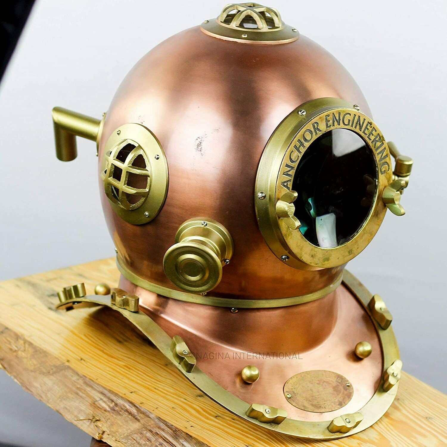 Antique Scuba Diving Us Helmet | Maritime Ship's Decorative Helmet Gift Designer